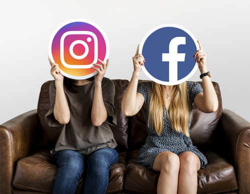 družbena omrežja instagram facebook